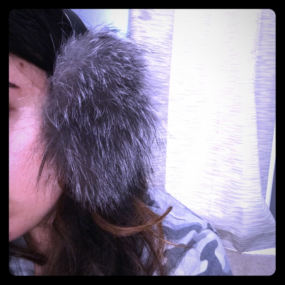 Real Fox Fur earmuffs
